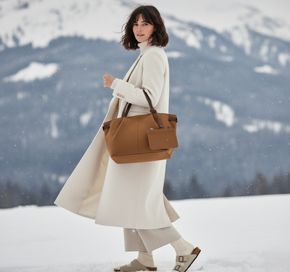 Balorin Sac Épaule Femme Velmora Brun