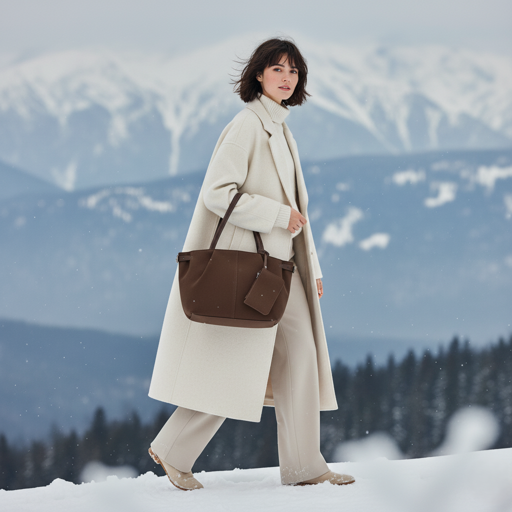 Balorin Sac Épaule Femme Velmora Café