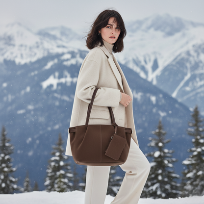 Balorin Sac Épaule Femme Velmora Café