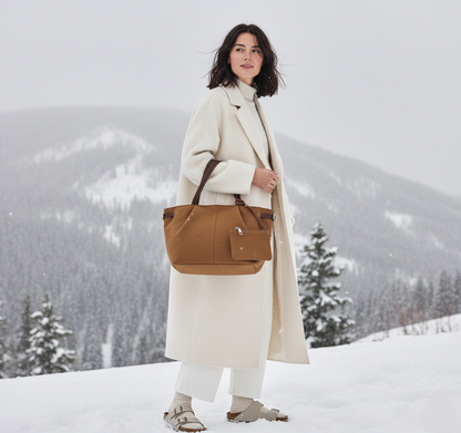 Balorin Sac Épaule Femme Velmora Brun